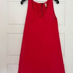 J. Crew size 8 red summer dress